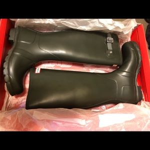 Hunter Tall Boots - Dark Olive
